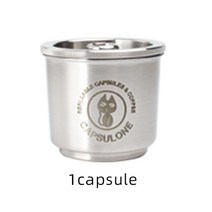 커피필터 핸드드립 여과지Capsulone 재충전 용 캡슐 포드 resuable 필터 컵 illy X Y 유형 커피 기계에 적, 01 1pod