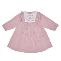 [M밍크뮤D] 23SS (PK)화관자수프릴원피스 3311540005 출산준비물 신생아선물 배내수트 배내저고리