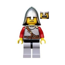 레고 킹덤 기사 Lion Knight Scale Mail with Chest Strap and Belt Helmet with Neck Protector Open Mouth