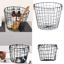 철재 철망바스켓 다용도바구니 인테리어소품 촬영용, (Small)