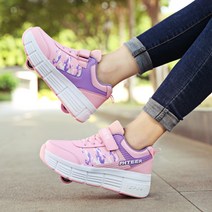 휠리스 롤러슈즈 힐리스 운동화 바퀴달린신발 롤로스케이트 신형, M + 36 (230)