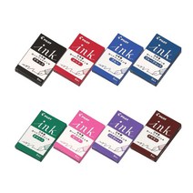PILOT 빠이롯트 만년필 잉크카트리지 5입 IRF-5S, 브라운