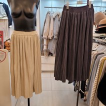 [스테파니] 22F/W 벨벳 잔주름 스커트 SK2408 뉴코아울산점