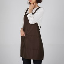 오투라이프에이프런 베이직 친환경 ECO 방수 앞치마, 1개, 브라운