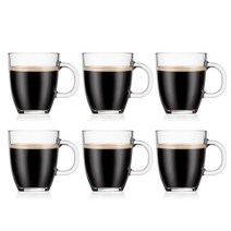 [해외] 보덤 비스트로 6pcs 커피머그세트 350ml, 단품