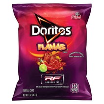 도리토스 RF 플라마스 나쵸 28.3g x 72팩 리듀스드 팻 저지방 또띠아 Doritos Reduced Fat Tortilla Flamas