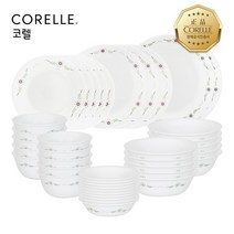 CJ 단독 코렐 잉글리쉬가든 원형 10인 40P 홈세트, 없음