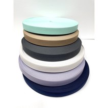 칼라 코메즈 스판 밴드 20mm 30마 부드러운 고무 밴드 허리 치마 고무줄 탄력 짱짱한 옷 고무줄 의류 제작 만들기, 민트34