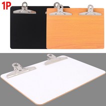 가로형 클립 보드 서류 용지 책상정리 이면지 활용 판, 르다비디앙 블랙