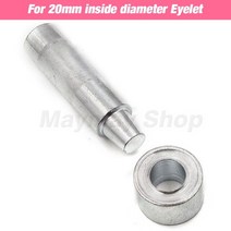 아일렛 펀치 세트 구멍 세트 도구 수제 금속 구멍 금형 도구 그로멧 설치 탄소강 구멍, 20mm