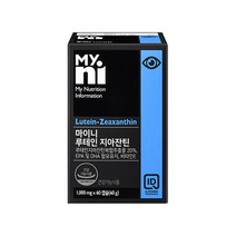 마이니 루테인 지아잔틴 rTG DHA EPA 항산화비타민E 5중기능성 건조한눈 흡수율좋은 루테인지아잔틴복합추출물 1 000mgx60캡슐 (PTP포장)
