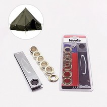 타프 그늘막 텐트 천막 하도메 심 아일렛 핀 10mm 12p