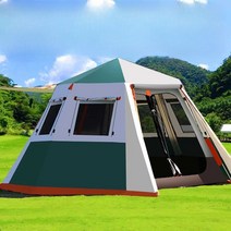 차박 도킹 텐트 그늘막 3-4인용 방수 리빙셀 텐트, 소형(알루미늄 폴+웨이브 폴) 패키지 1