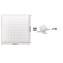 수경 화분 재배 스펀지 스타터 원예 부자재 키트 매쉬 포트 100pcs/sheet 수경 식물 스폰지 정원 재배 모종, 한개옵션0