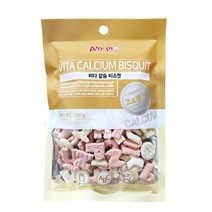 애니펫 비타칼슘 비스켓 100g 강아지 과자 간식, 5개