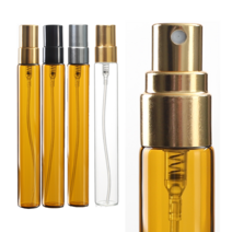 향수 용기 스프레이 공병 투명 브라운 휴대용 화장품 리필용기, AI실버캡 투명스프레이5ml