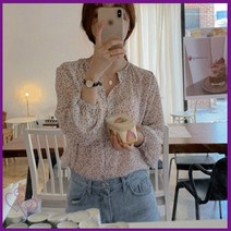 쉬폰 블라우스 상의 셔츠 꾸안꾸 플라워 브라우스 차르르 추천 여성 여자 패션 트렌드 스타일 사무실 출근 오피스 룩 봄 가을 데이트 룩북 외출 편한 옷 대학생 리빙 센스 디자인 가성비 패셔니스타