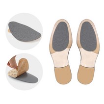 남성용 구두 미끄럼방지 패드 회색 2P 밑창스티커