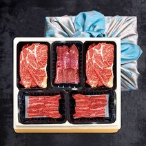 김포전통한우 갈비살혼합3호(갈비살1kg 앞치마500g 등심1kg), 단품