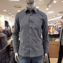 크로커다일남성 크로커다일 신상특가 T/R트윌투톤솔리드남방 CDAA7WS9413 47