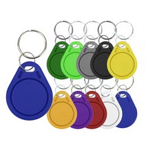 UID Fob 100 MHz 블록 0 섹터 쓰기 가능 IC 카드 복제 변경 스마트 Keyfobs 키 태그 1K S50 RFID 액세스 제어 13.56 개, Purple