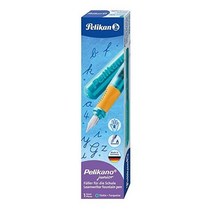 펠리칸 주니어 만년필 오른손잡이용 미디엄 펜촉 청록색 펜 1개 (924886), Turquoise, Right-Handed