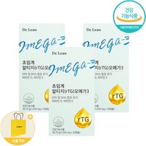 닥터린 초임계 알티지 오메가3 + 생활집사 선물가방, 3개, 30캡슐