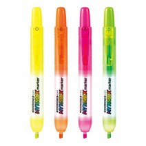 마이펜 국제특허제품 마이노크마카 형광펜 노크 marker 펜 분홍 연두 yellow knock 밑줄 mypen 중요 그린, 옐로그린