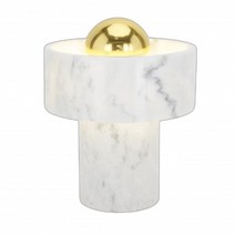 북유럽 톰딕슨 Tom Dixon 스톤 테이블 인테리어 조명 White 대리석