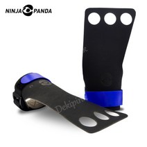 턱걸이 철봉 풀업 미끄럼방지 크로스핏 스파이더 그립, 블루 3홀 노로고