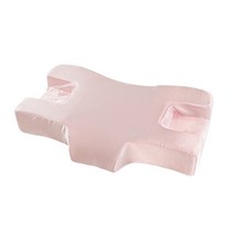 차량용놀이방매트 차박평탄화 에어매트 수면 뷰티 베개 주름 방지 목 보호 메모리 폼 편안하고 부드러운 스, 05 Pink Satin_01 62X38X10cm
