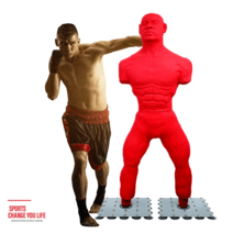 사람모형 샌드백 킥복싱 가정용 권투 스탠딩 더미, 전신 실리콘