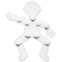 [칼라노리] 미니종이관절인형(10개세트)/ 움직이는 관절/ 종이인형