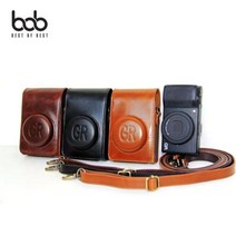 bob RICOH 리코 GR 1 2 공용 카메라 가죽 스트랩 케이스 크로스백, 리코GR1.2공용_초코브라운