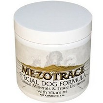 Mezotrace 특수 반려견 포뮬라 천연미네랄 및 비타민 453g, 1개