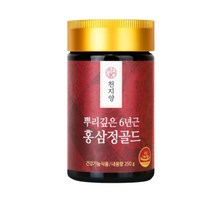 천지양 뿌리깊은 6년근 홍삼정 골드 250g 1개