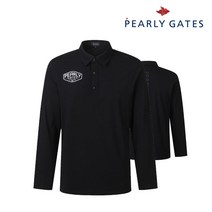 파리게이츠 골프 pearlygatesgolf남성 컴포트 카라 티셔츠 P512B3TS901_BK, 004, BK