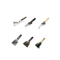 밝은몰/ 둥근 헤라 나무손잡이 삼각 사각 스패치 모음 철판요리 조각피자케이크, 상세내용표시