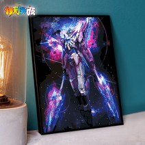 diy 유화 건담 그림 그리기 집에서 하는 취미 생활, 40x50 밴드 프레임 2.5cm 두께 (컬러보드)1