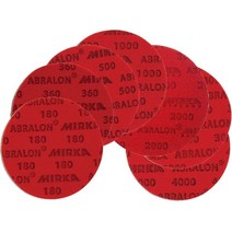 5 인치 Mirka Abralon 샌딩 디스크 스폰지 1804000 그릿 폼 후크 및 루프 폴리싱 및 버핑 디스크 125mm 샌딩 페이퍼, [6] 2000, [1] 1 Piece