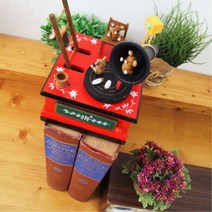 레트로풍 미니축음기 캐롤 우드 오르골 기념일선물 기념품 보석함 여자친구선물 졸업선물 30대여자선물