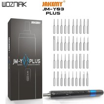 JM-Y03PLUS 정밀 전동 스크루 드라이버 세트 다기능 충전식 DIY 수리 도구 전화 카메라 개선, 한개옵션0