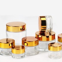 모든스토아 투명 크림용기 화장품공병 10g, 1개, 골드(10g)