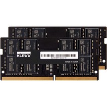 에센 코어 클레브 KLEVV 노트북 PC 용 메모리 PC4-25600 DDR4 3200 8GB x 2 매 260pin SK hynix 메모리 칩 채용 KD48GS881-32N220D