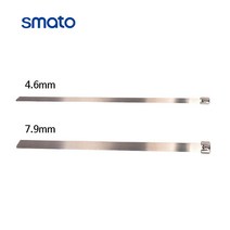 스마토 스테인리스 스틸타이 스텐 케이블타이 스텐타이 1봉 100개 세트, 7.9mm, 680mm