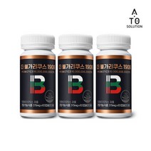 에이토솔루션 더불가리쿠스1908 100억유산균 3병(6개월분), 단품, 단품