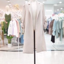 에이비에프지 홑겹 칠부 롱재킷 AFW5HJ01G