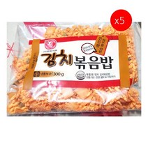 [더착한푸드]김치볶음밥(엄지 300g) 5개 식자재마트 대용량 업소용 햄야채 엄지김치볶음밥 볶음밥잘하는집 즉석볶음밥 엄지밥 볶음밥맛집 간편식