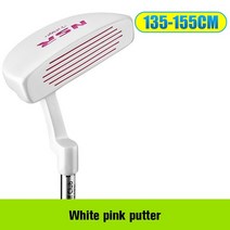 새로운 Pgm 골프 클럽 초경량 스틸 샤프트 고무 그립 오른손 어린이 퍼터 어린이 초보자 골프 장비, 03 white 155cm
