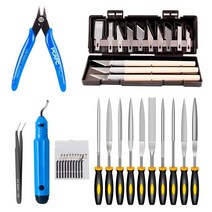 우드 카빙 키트 나무 조각 KINGROON 디버링 키트 조각 칼 DIY 3D 프린터 부품 모델 파일 커터 스크레이퍼, 01 KIT